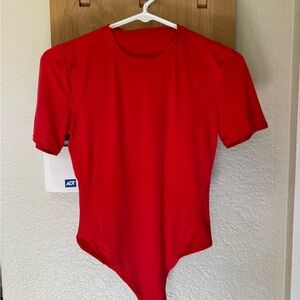 Lululemon Wundermost Ultra-Soft Nulu Short-Sleeve Crew Thong Bodysuit